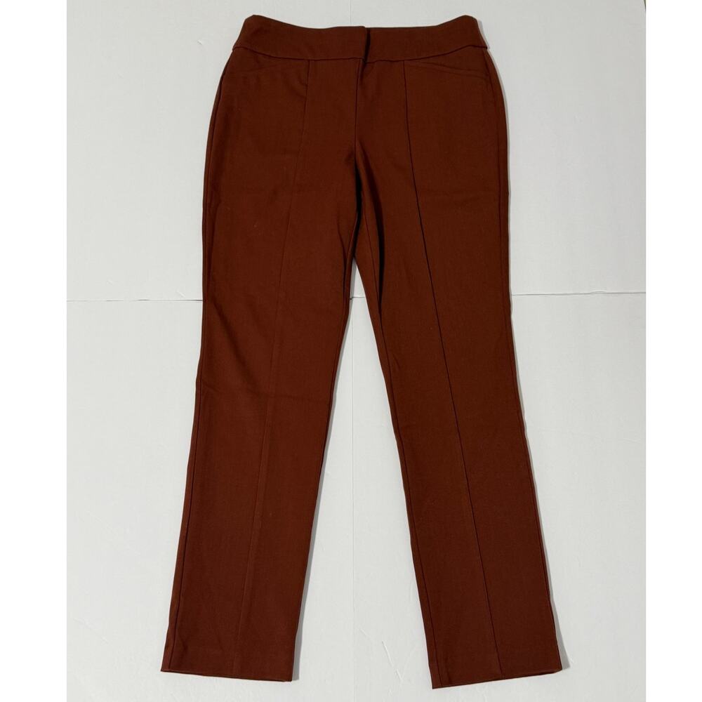 Chico's So Slimming Pull-On Pants, Rust-Colored, Size 1